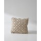 Boho Βαμβακερή Macrame Μαξιλαροθήκη Φιγούρας Luna 40x40cm 40x40cm Μπεζ