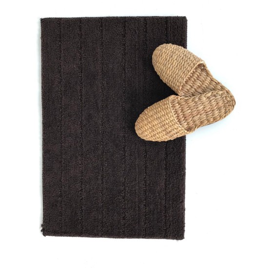Micro Αντιολισθητικό Χαλάκι Μπάνιου Cozy 40x60cm 40x60cm Σοκολά Micro Αντιολισθητικό Χαλάκι Μπάνιου Cozy 40x60cm 40x60cm Σοκολά