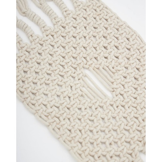 Boho Βαμβακερό Macrame Σουπλά Maya 20x30cm 20x30cm Natural Boho Βαμβακερό Macrame Σουπλά Maya 20x30cm 20x30cm Natural