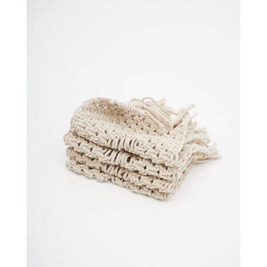 Boho Βαμβακερό Macrame Σουπλά Maya 20x30cm 20x30cm Natural Boho Βαμβακερό Macrame Σουπλά Maya 20x30cm 20x30cm Natural