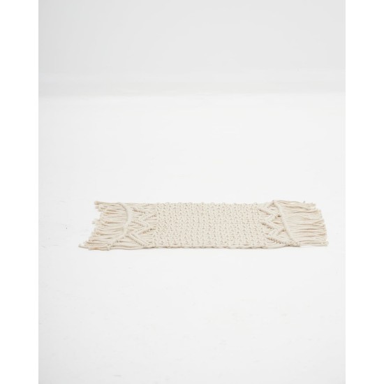 Boho Βαμβακερό Macrame Σουπλά Prairie 25x40cm 25x40cm Natural Boho Βαμβακερό Macrame Σουπλά Prairie 25x40cm 25x40cm Natural