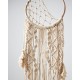 Boho Διακοσμητικό Τοίχου Macrame με Κρόσσια Levu 30x60cm Σοκολά Boho Διακοσμητικό Τοίχου Macrame με Κρόσσια Levu 30x60cm Σοκολά