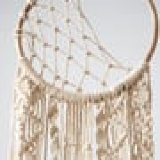 Boho Διακοσμητικό Τοίχου Macrame με Κρόσσια Levu 30x60cm Σοκολά Boho Διακοσμητικό Τοίχου Macrame με Κρόσσια Levu 30x60cm Σοκολά