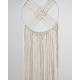 Boho Διακοσμητικό Τοίχου Macrame με Κρόσσια Orion 30x60cm Natural Boho Διακοσμητικό Τοίχου Macrame με Κρόσσια Orion 30x60cm Natural