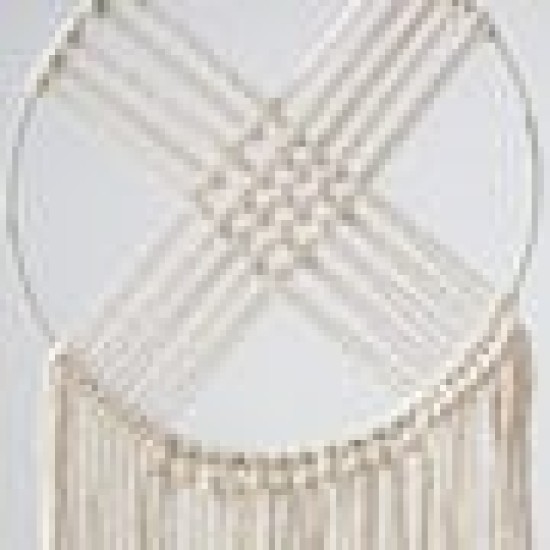 Boho Διακοσμητικό Τοίχου Macrame με Κρόσσια Orion 30x60cm Natural Boho Διακοσμητικό Τοίχου Macrame με Κρόσσια Orion 30x60cm Natural