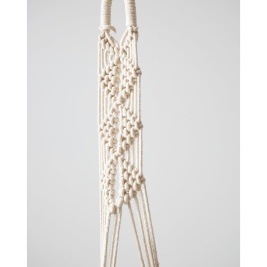 Boho Βαμβακερό Χειροποίητο Macrame Για Γλάστρα Cedar 99cm Μπεζ Boho Βαμβακερό Χειροποίητο Macrame Για Γλάστρα Cedar 99cm Μπεζ