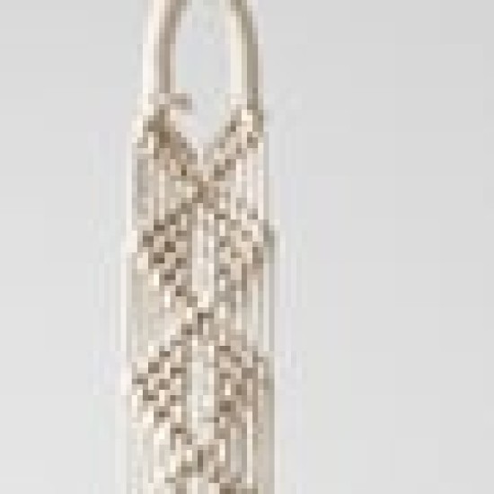 Boho Βαμβακερό Χειροποίητο Macrame Για Γλάστρα Cedar 99cm Μπεζ Boho Βαμβακερό Χειροποίητο Macrame Για Γλάστρα Cedar 99cm Μπεζ