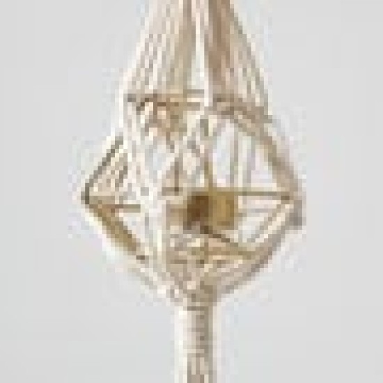 Boho Βαμβακερό Χειροποίητο Macrame Για Γλάστρα Elm 99cm Μπεζ Boho Βαμβακερό Χειροποίητο Macrame Για Γλάστρα Elm 99cm Μπεζ