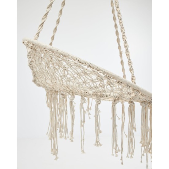 Boho Μακραμέ Μικρή Κούνια Sierra 120x80x60cm Natural Boho Μακραμέ Μικρή Κούνια Sierra 120x80x60cm Natural