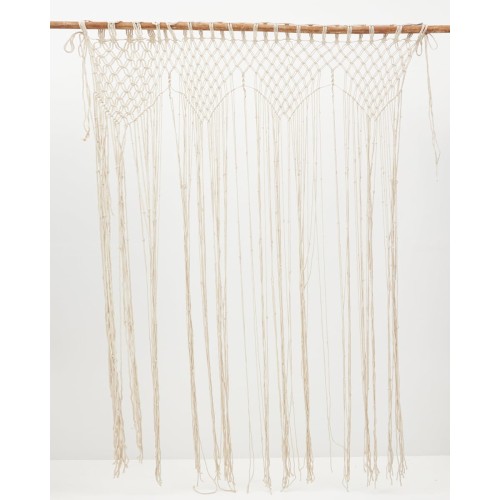 Βαμβακερή Πλεκτή Χειροποίητη Macrame Natural Κουρτίνα Briar 200x240cm Φαρδύ Φύλλο (200x240cm) Natural Βαμβακερή Πλεκτή Χειροποίητη Macrame Natural Κουρτίνα Briar 200x240cm Φαρδύ Φύλλο (200x240cm) Natural