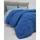 Microsilk Καπιτονέ Μονόχρωμο Κουβερλί Gentle Μονή (160x240cm) Μπλε Microsilk Καπιτονέ Μονόχρωμο Κουβερλί Gentle Μονή (160x240cm) Μπλε