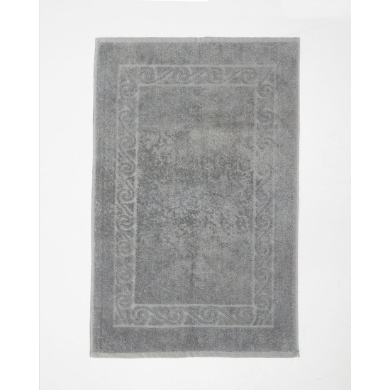 Βαμβακερό Πατάκι Μπάνιου Ανάγλυφη Φάσα Heron 50x75cm 50x75cm Γκρι απαλό Βαμβακερό Πατάκι Μπάνιου Ανάγλυφη Φάσα Heron 50x75cm 50x75cm Γκρι απαλό