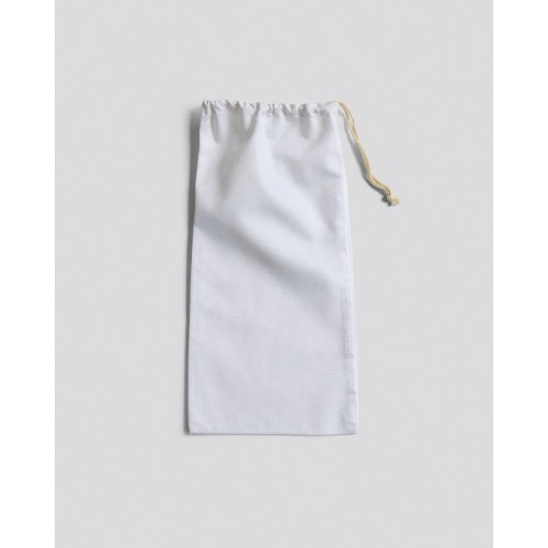 Βαμβακοσατέν Πουγκί Αποθήκευσης για Makeup, Accessories Mansion 14x30cm Άσπρο