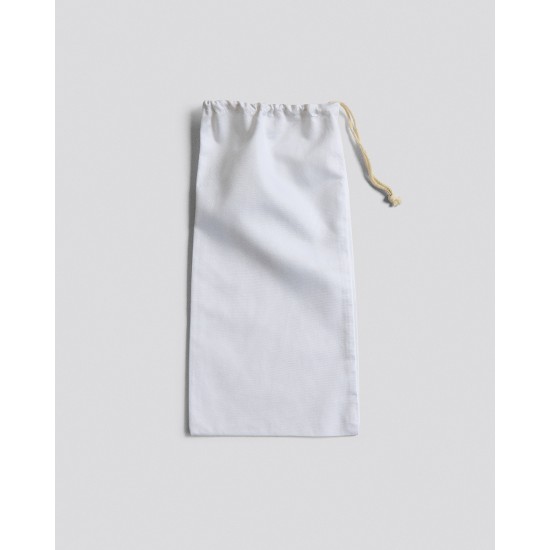 Βαμβακοσατέν Πουγκί Αποθήκευσης για Makeup, Accessories Mansion 14x30cm Άσπρο