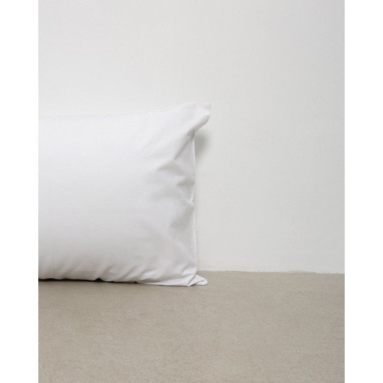 Λευκή Απλή Ξενοδοχειακή Μαξιλαροθήκη Peak 52x72cm 52x72cm Άσπρο