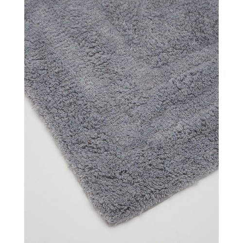 Βαμβακερό Πατάκι Μπάνιου Ανάγλυφη Φάσα Carine 50x70cm 50x70cm Γκρι Βαμβακερό Πατάκι Μπάνιου Ανάγλυφη Φάσα Carine 50x70cm 50x70cm Γκρι