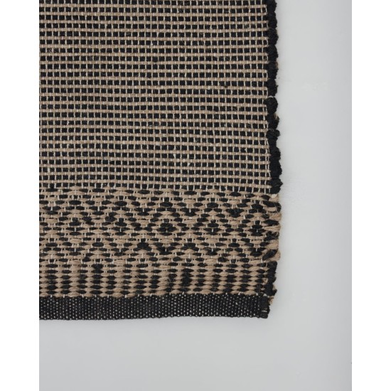 Ψάθα Boho Οικολογικό Χαλί Γιούτας Βαμβάκι Kohar 50x80cm Ψάθα Boho Οικολογικό Χαλί Γιούτας Βαμβάκι Kohar 50x80cm
