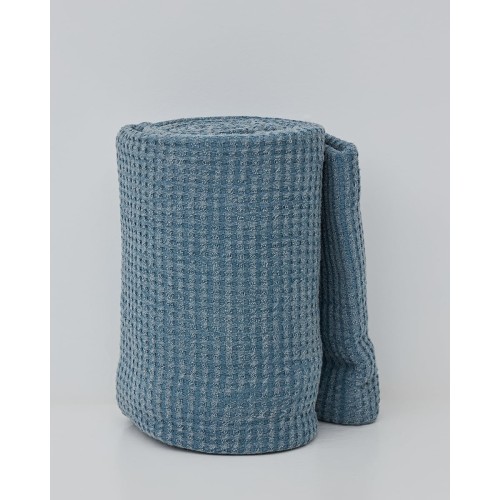 3D Βαμβακερή Πετροπλυμένη Κουβέρτα-Ριχτάρι Siran Μονή (170x270cm) Μπλε 3D Βαμβακερή Πετροπλυμένη Κουβέρτα-Ριχτάρι Siran Μονή (170x270cm) Μπλε