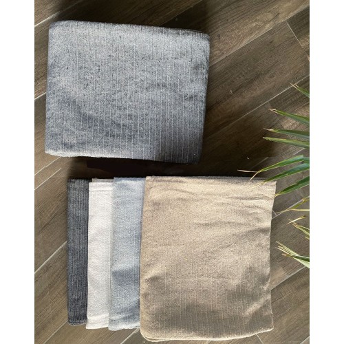 Μονόχρωμο Ριχτάρι Nairi σε 5 Αποχρώσεις Τριθέσιος (170x280cm) Ανθρακί