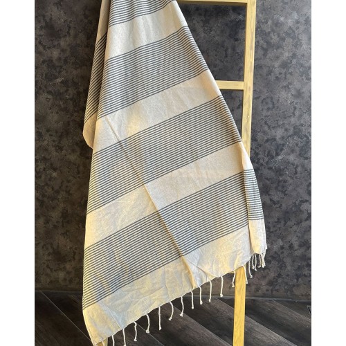 Βαμβακερό Παρεό με Λεπτές Ρίγες & Κρόσσι Kalea 90x170cm Παρεό | 90x170cm Multi Βαμβακερό Παρεό με Λεπτές Ρίγες & Κρόσσι Kalea 90x170cm Παρεό | 90x170cm Multi