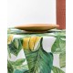 Τραπεζομάντηλο Σχέδιο Φύλλα Green Leaves 8 ατόμων | 130x250cm Τραπεζομάντηλο Σχέδιο Φύλλα Green Leaves 8 ατόμων | 130x250cm