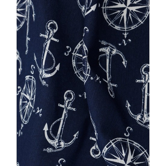 Τραβέρσα με Πυξίδες και Άγκυρες Angira 45x180cm Τραβέρσα (45x180cm) Μπλε Σκούρο Τραβέρσα με Πυξίδες και Άγκυρες Angira 45x180cm Τραβέρσα (45x180cm) Μπλε Σκούρο