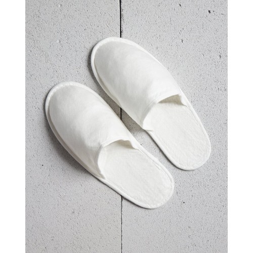 Βιοδιασπώμενες Bamboo Κλειστές Λευκές Παντόφλες Rheo One Size (28.5cm) Άσπρο