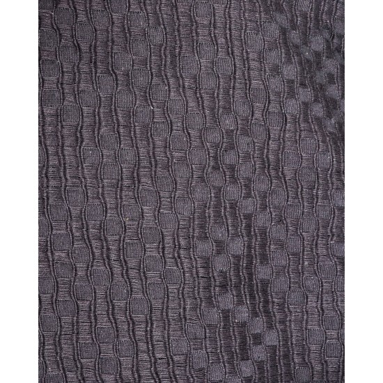 3D Βαμβακερή Πετροπλυμένη Ζακάρ Βρεφική Κουβέρτα με Σχέδιο Aztec Tourmali σε 2 Αποχρώσεις Λίκνου | 87x134cm Ανθρακί