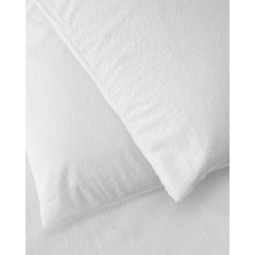 Αδιάβροχες Πετσετέ Ζεύγος Μαξιλαροθήκες Προστασίας Madeira 50x90cm 50x90cm Άσπρο