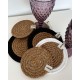 Boho Natural Πλεκτό Οικολογικό Σουβέρ με Φάσα Lona 11x11cm One Size (11x11cm) Άσπρο Boho Natural Πλεκτό Οικολογικό Σουβέρ με Φάσα Lona 11x11cm One Size (11x11cm) Άσπρο