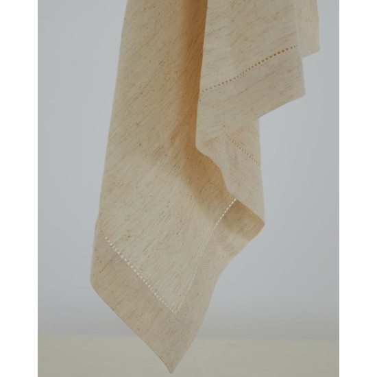 Μονόχρωμη Πετσέτα Φαγητού με Αζούρ Sintra 53x53cm 53x53cm Μπεζ Μονόχρωμη Πετσέτα Φαγητού με Αζούρ Sintra 53x53cm 53x53cm Μπεζ