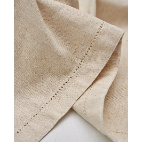 Μονόχρωμη Πετσέτα Φαγητού με Αζούρ Sintra 53x53cm 53x53cm Natural Μονόχρωμη Πετσέτα Φαγητού με Αζούρ Sintra 53x53cm 53x53cm Natural
