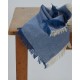 Μονόχρωμη Πετσέτα Φαγητού με Κρόσσι Estoril 53x53cm 53x53cm Μπλε Σκούρο Μονόχρωμη Πετσέτα Φαγητού με Κρόσσι Estoril 53x53cm 53x53cm Μπλε Σκούρο
