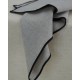Μονόχρωμη Πετσέτα Φαγητού με Φεστόνι Sines 53x53cm 53x53cm Γκρι Μονόχρωμη Πετσέτα Φαγητού με Φεστόνι Sines 53x53cm 53x53cm Γκρι