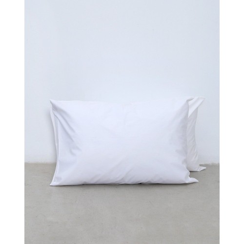 Βαμβακοσατέν Μαξιλαροθήκη Ύπνου Mansion 52x72cm 52x72cm Άσπρο