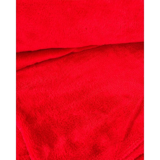 Βελουτέ Κουβέρτα Fleece Μετρίου Πάχους Arctic Καναπέ | 120x160cm Κόκκινο Βελουτέ Κουβέρτα Fleece Μετρίου Πάχους Arctic Καναπέ | 120x160cm Κόκκινο