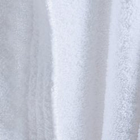 Unisex Βαμβακερό Πετσετέ Λευκό Μπουρνούζι με Κουκούλα Adore X Large