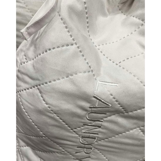Microsilk Σάκος Απλύτων με Κέντημα Laundry Bag Nomas 50x70cm Άσπρο Microsilk Σάκος Απλύτων με Κέντημα Laundry Bag Nomas 50x70cm Άσπρο