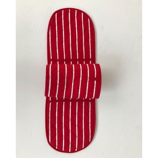 Ριγέ Γάντι Κουζίνας Stripes 20x87cm One Size (20x87cm) Κόκκινο Ριγέ Γάντι Κουζίνας Stripes 20x87cm One Size (20x87cm) Κόκκινο