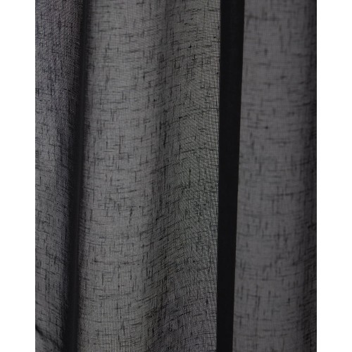 Μονόχρωμο Ύφασμα Beatrix Φ320cm σε 8 Αποχρώσεις Μαύρο