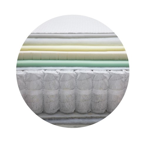 Ανατομικό Καπιτονέ Στρώμα Pocket Latex Ύφασμα Olive Oil Lart 180x200 30cm Άσπρο Ανατομικό Καπιτονέ Στρώμα Pocket Latex Ύφασμα Olive Oil Lart 180x200 30cm Άσπρο