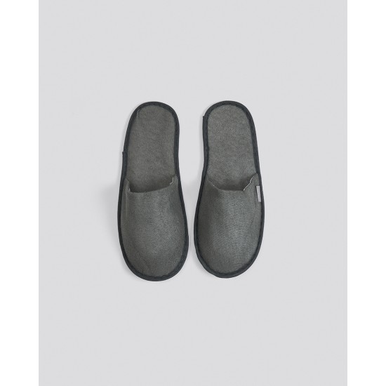 Πετσετέ Γκρι Κλειστές Λεπτές Παντόφλες Slipper One Size Γκρι Πετσετέ Γκρι Κλειστές Λεπτές Παντόφλες Slipper One Size Γκρι