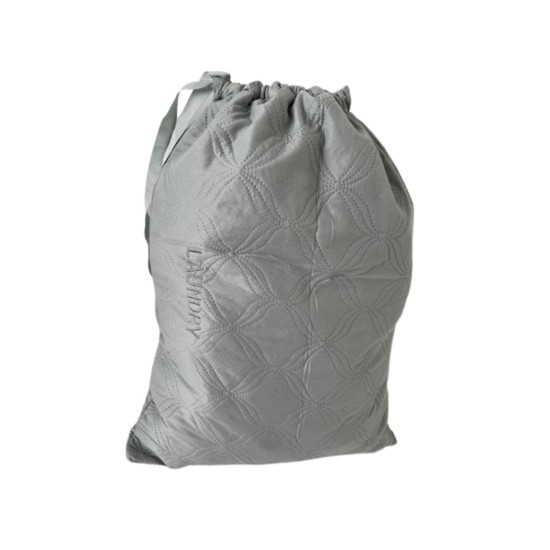 Microsilk Σάκος Απλύτων με Κέντημα Laundry Bag Nomas 50x70cm Γκρι Microsilk Σάκος Απλύτων με Κέντημα Laundry Bag Nomas 50x70cm Γκρι
