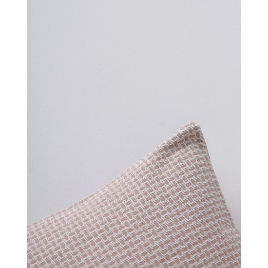 Διακοσμητική μαξιλαροθήκη Puerto Mudrin με σχέδιο rice 35x45cm Μπεζ