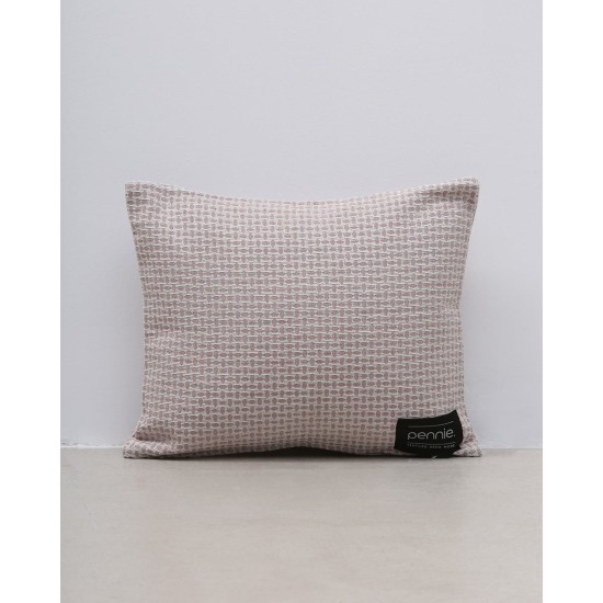 Διακοσμητική μαξιλαροθήκη Puerto Mudrin με σχέδιο rice 35x45cm Μπεζ