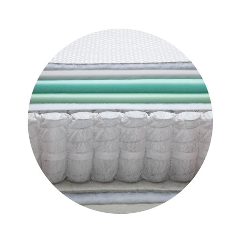 Ανατομικό Memory Foam Καπιτονέ Στρώμα Pocket με Ύφασμα Tencel Mindy 180x200 30cm Άσπρο Ανατομικό Memory Foam Καπιτονέ Στρώμα Pocket με Ύφασμα Tencel Mindy 180x200 30cm Άσπρο