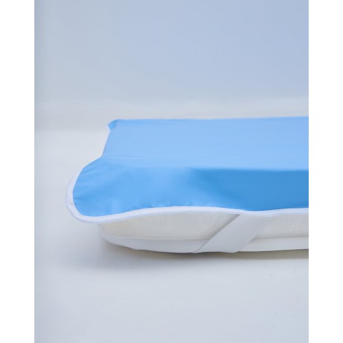 Αδιάβροχο Αντιαλλεργικό Επίστρωμα με Τιράντες Clinica Υπέρδιπλη (160x200cm) Σιέλ Αδιάβροχο Αντιαλλεργικό Επίστρωμα με Τιράντες Clinica Υπέρδιπλη (160x200cm) Σιέλ