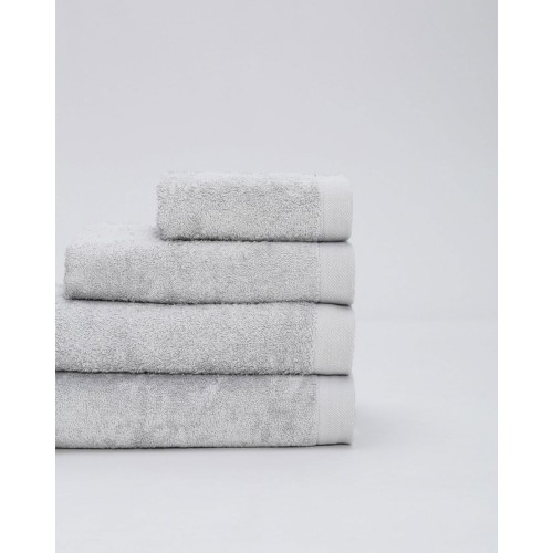 Βαμβακερή Μονόχρωμη Πετσέτα Joker 500gsm Χειρός | 30x50cm Γκρι απαλό