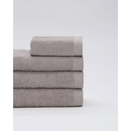 Βαμβακερή Μονόχρωμη Πετσέτα Joker 500gsm Λουτρού | 75x190cm Γκρι - Μπεζ