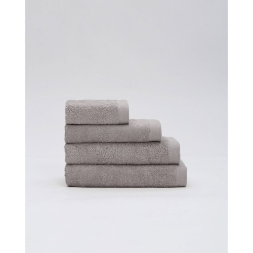 Βαμβακερή Μονόχρωμη Πετσέτα Joker 500gsm Λουτρού | 75x190cm Γκρι - Μπεζ